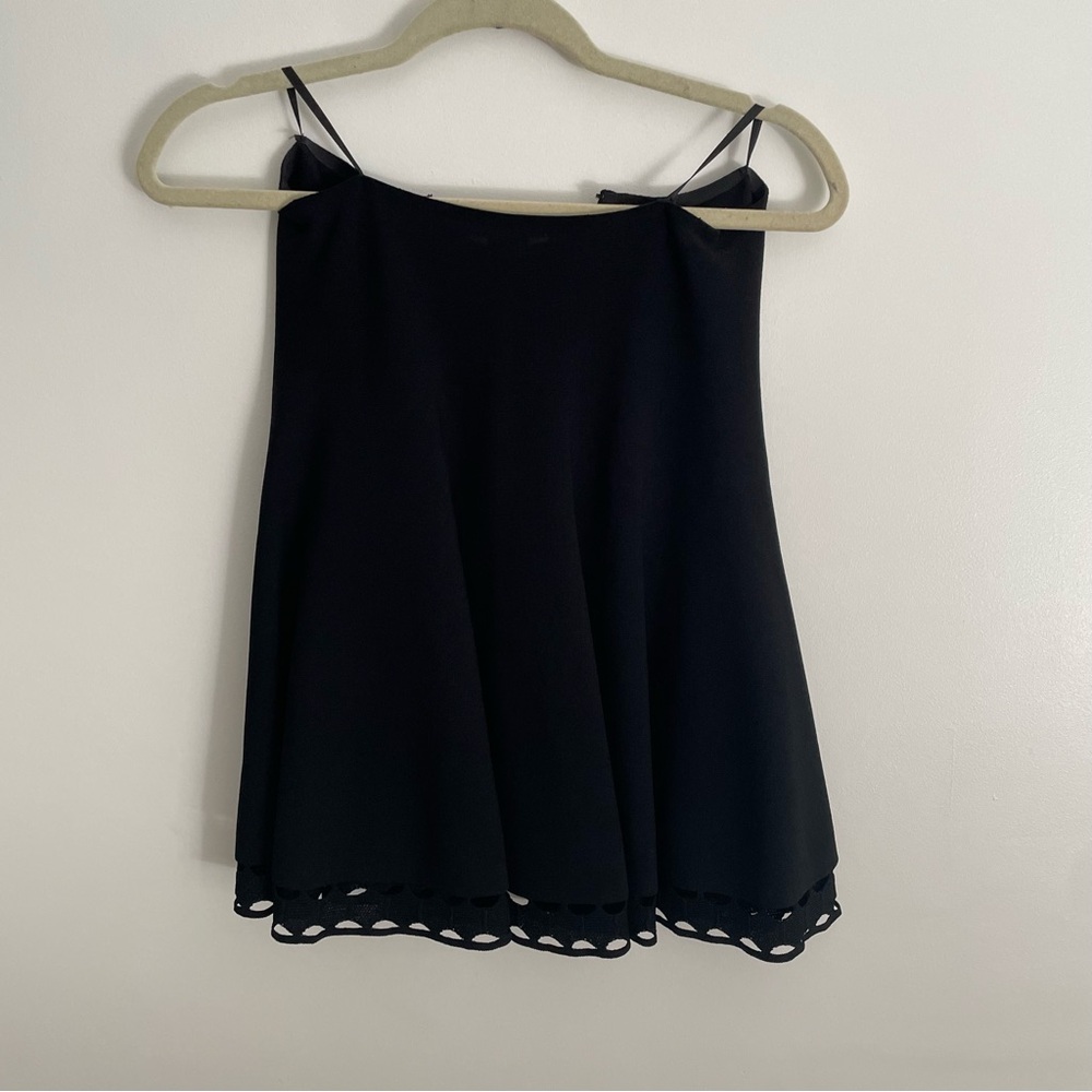 Alaia Black Mini Skirt FR 36 XS Fit & Flare - Picture 3 of 6